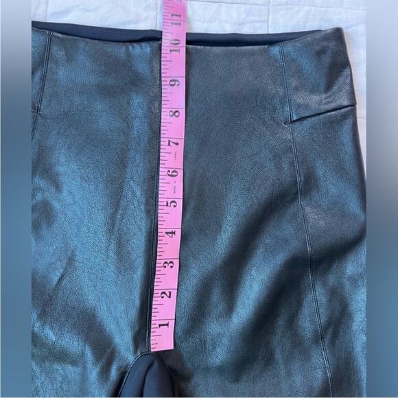 NWT Honeylove Black Vegan Leather Shaping Leggings - Small - Picture 4 of 9